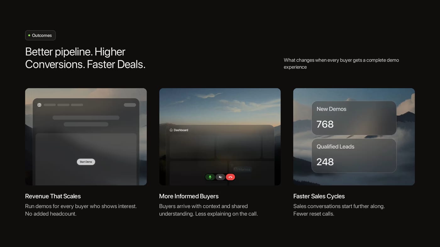 Hobbes — screenshot of the features section