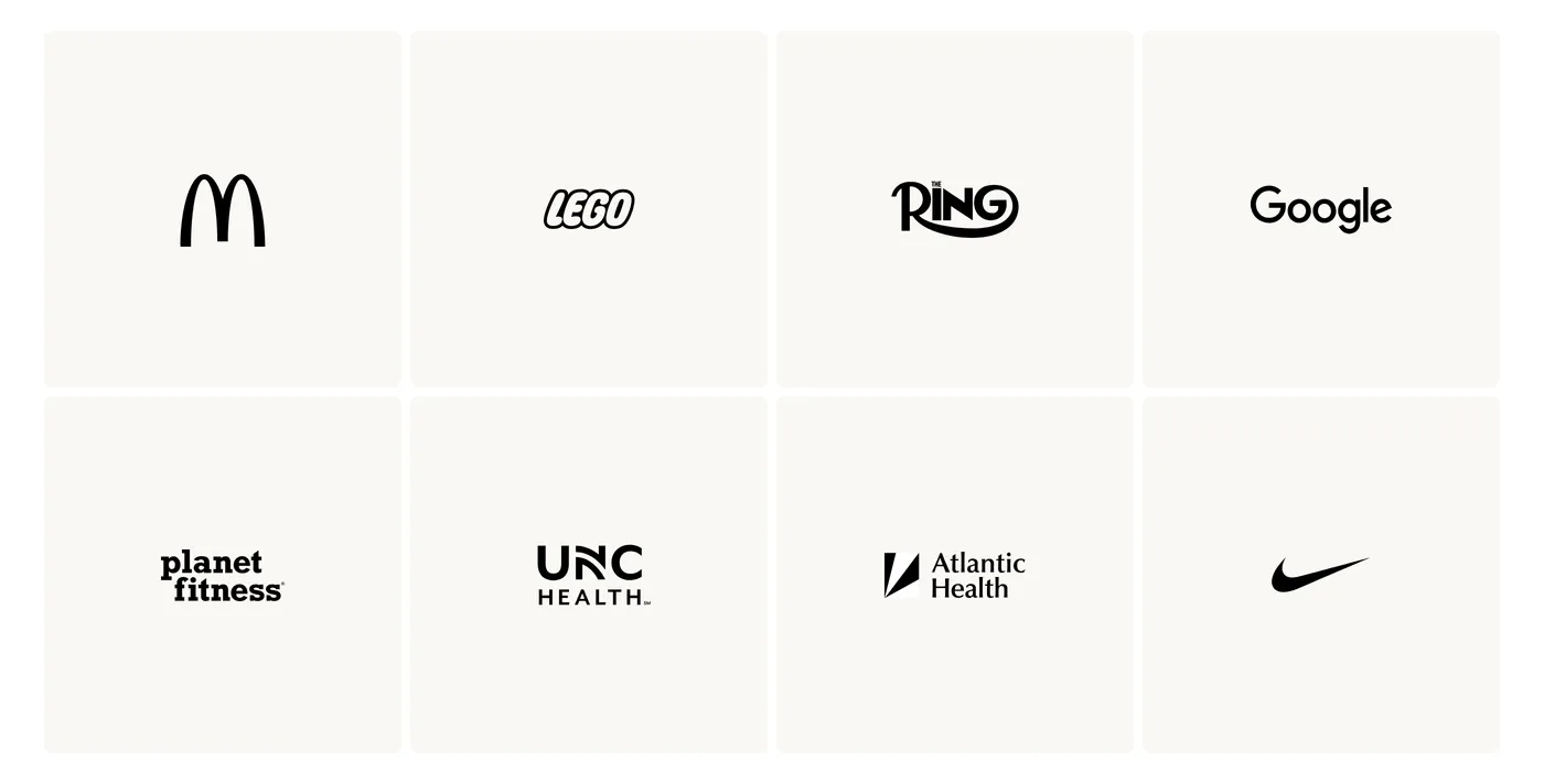 Huge — screenshot of the logos section