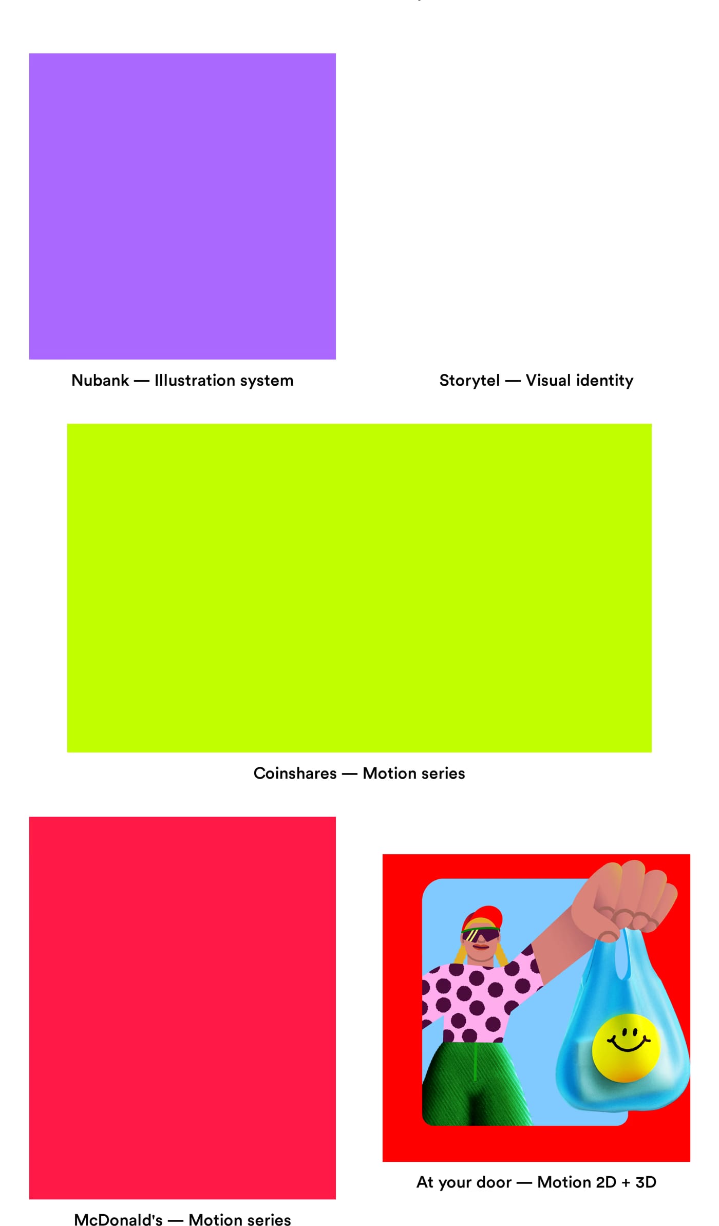 Illo Portfolio section
