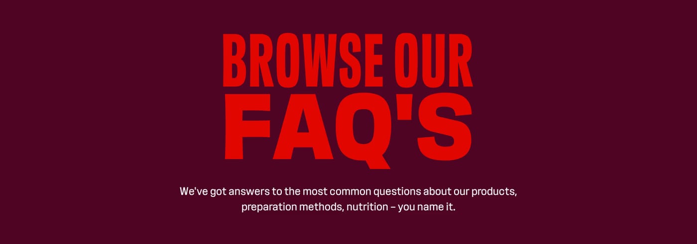 Impossible Foods — screenshot of the faq section