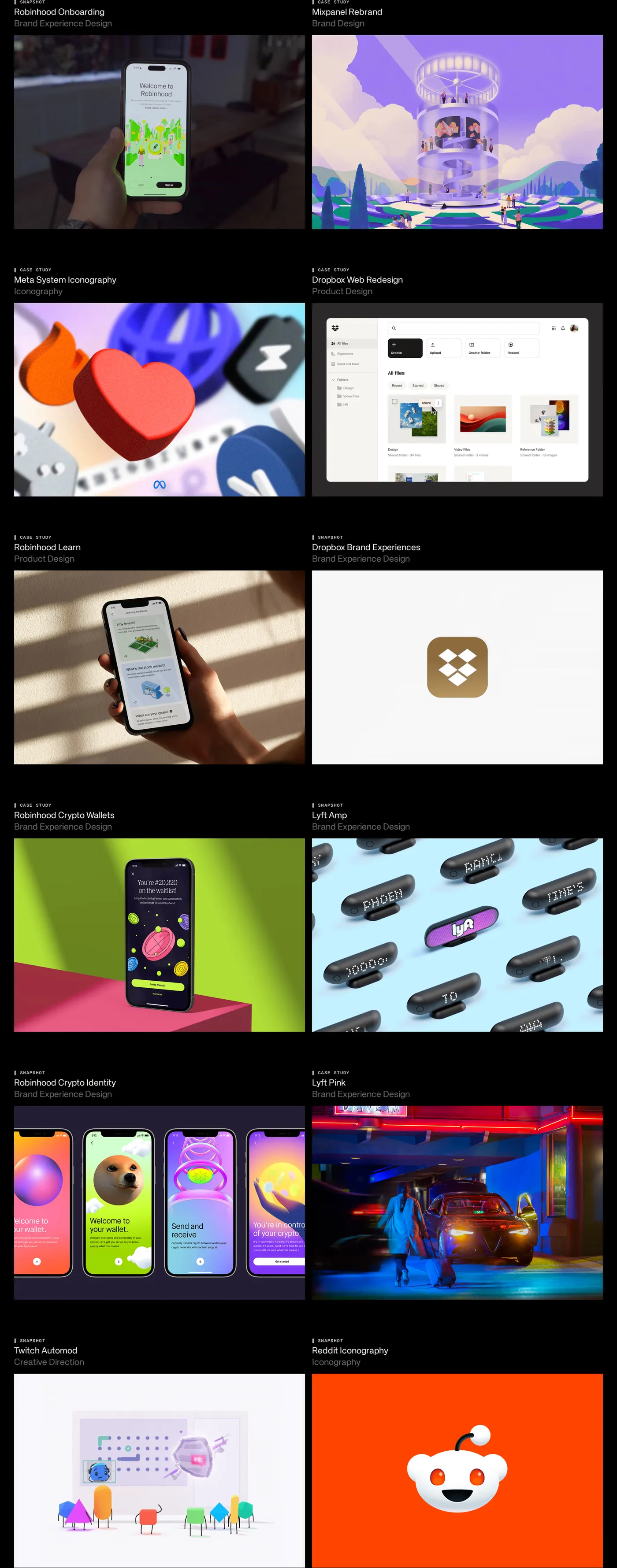 Jon Howell — screenshot of the blog section