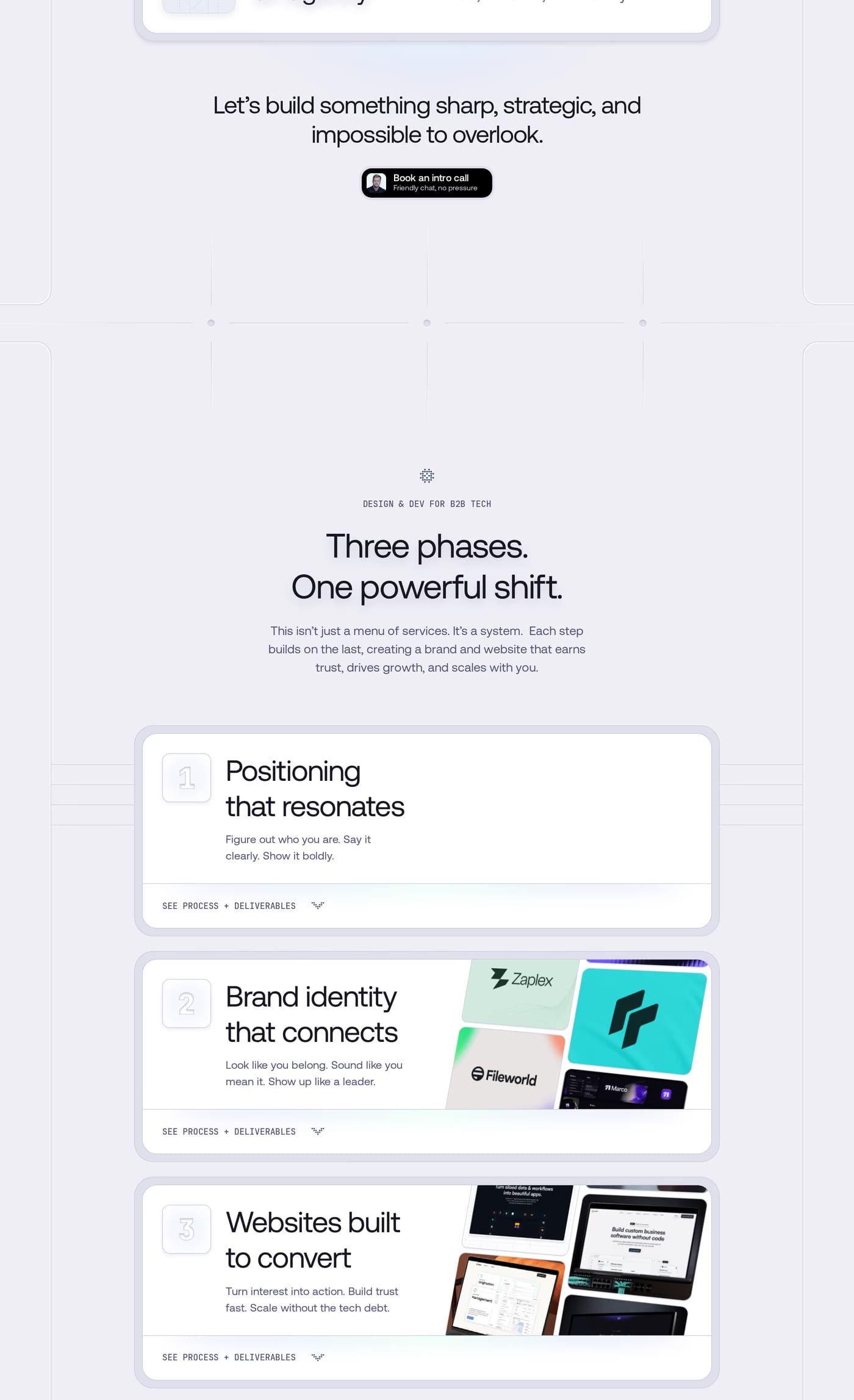 Jords+Co — screenshot of the how it works section
