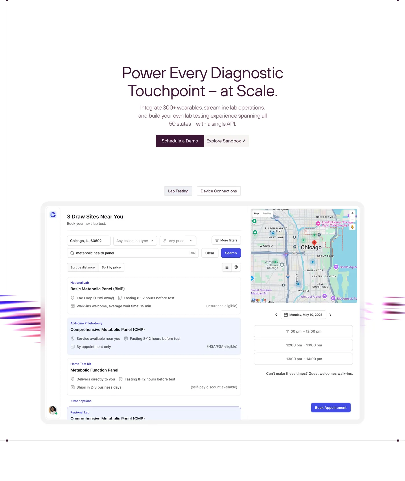 Junction — screenshot of the hero section