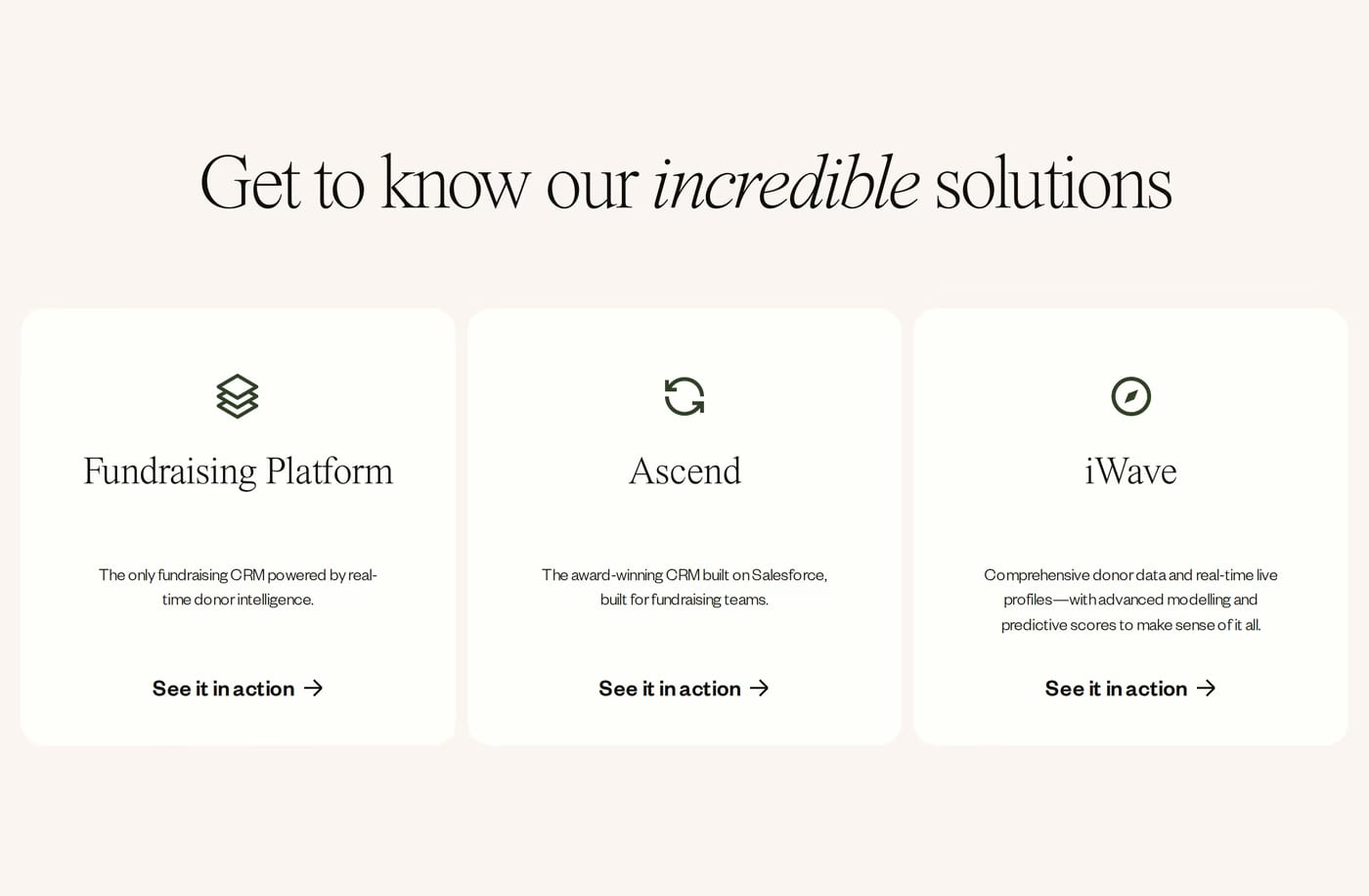 Kindsight Features section