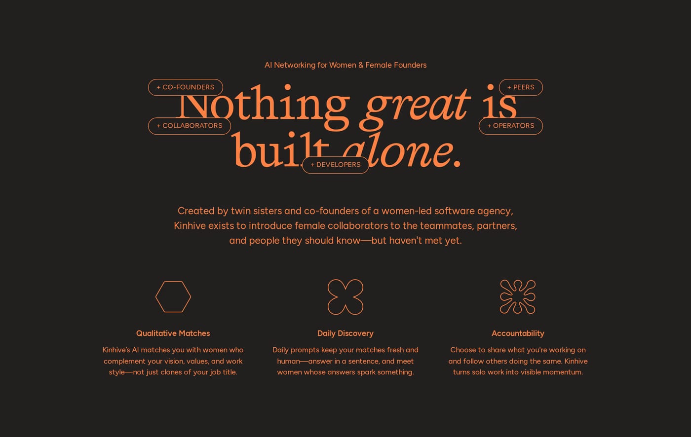 Kinhive About section