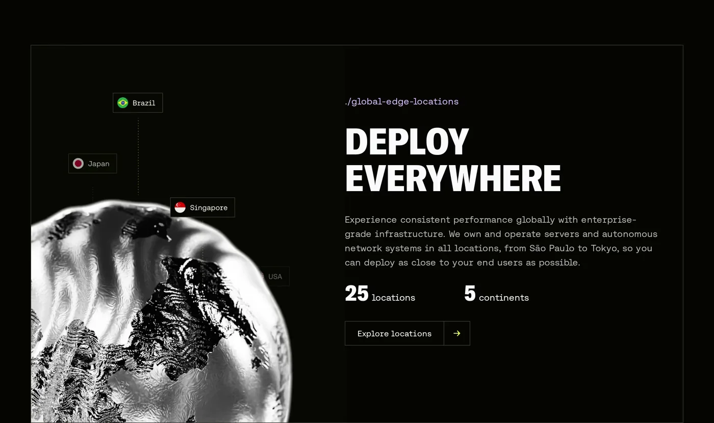 Latitude.sh — screenshot of the hero section