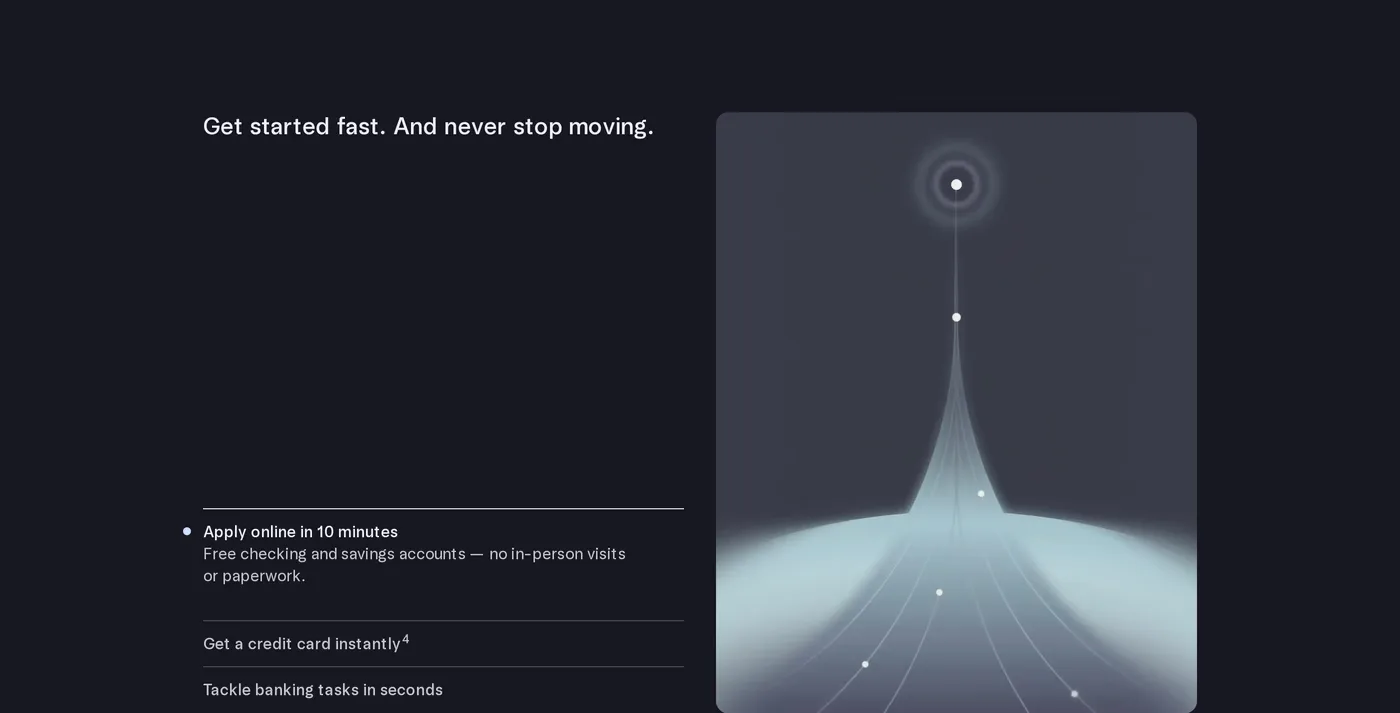Mercury — screenshot of the hero section