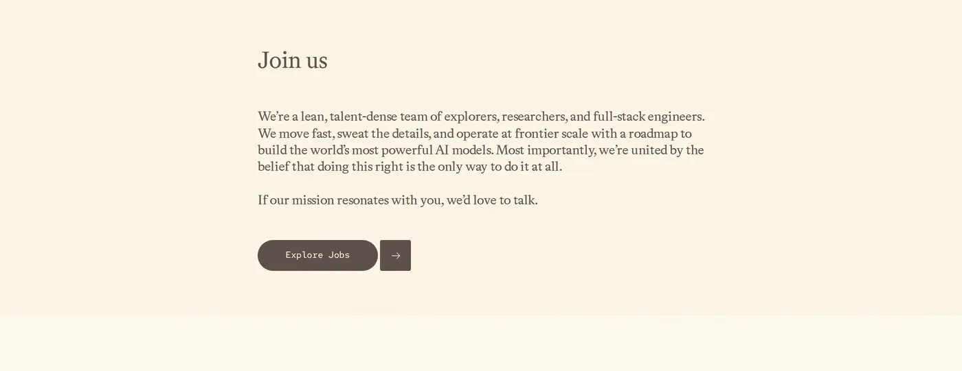 Microsoft AI — screenshot of the call to action section