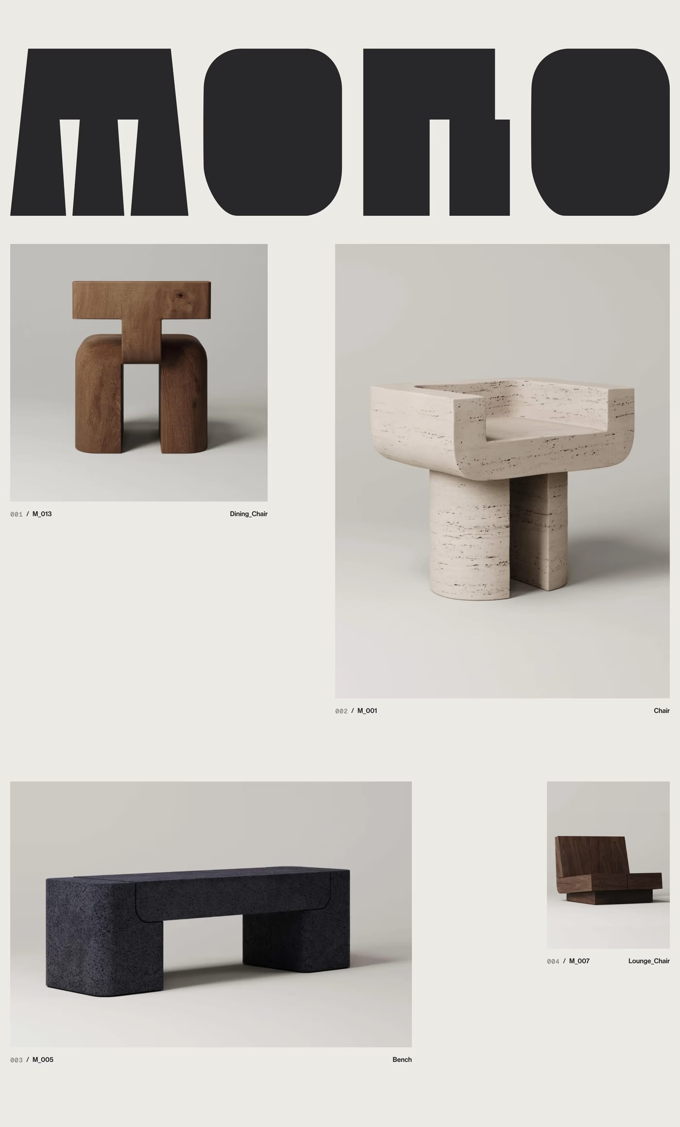 Monolith — screenshot of the hero section