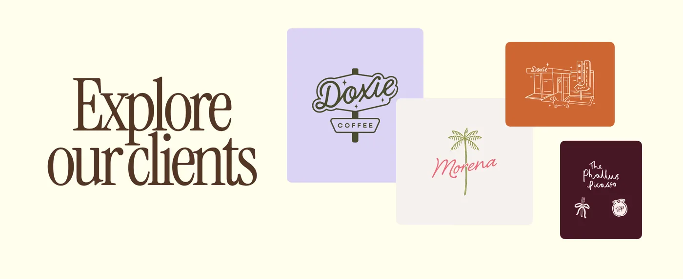 Muse Design Studio — screenshot of the logos section