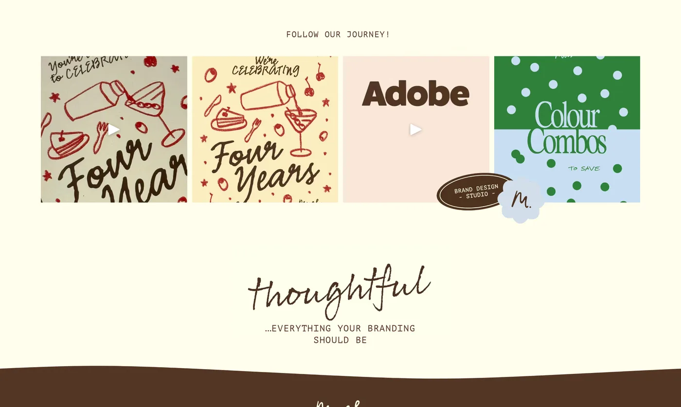 Muse Design Studio — screenshot of the about section