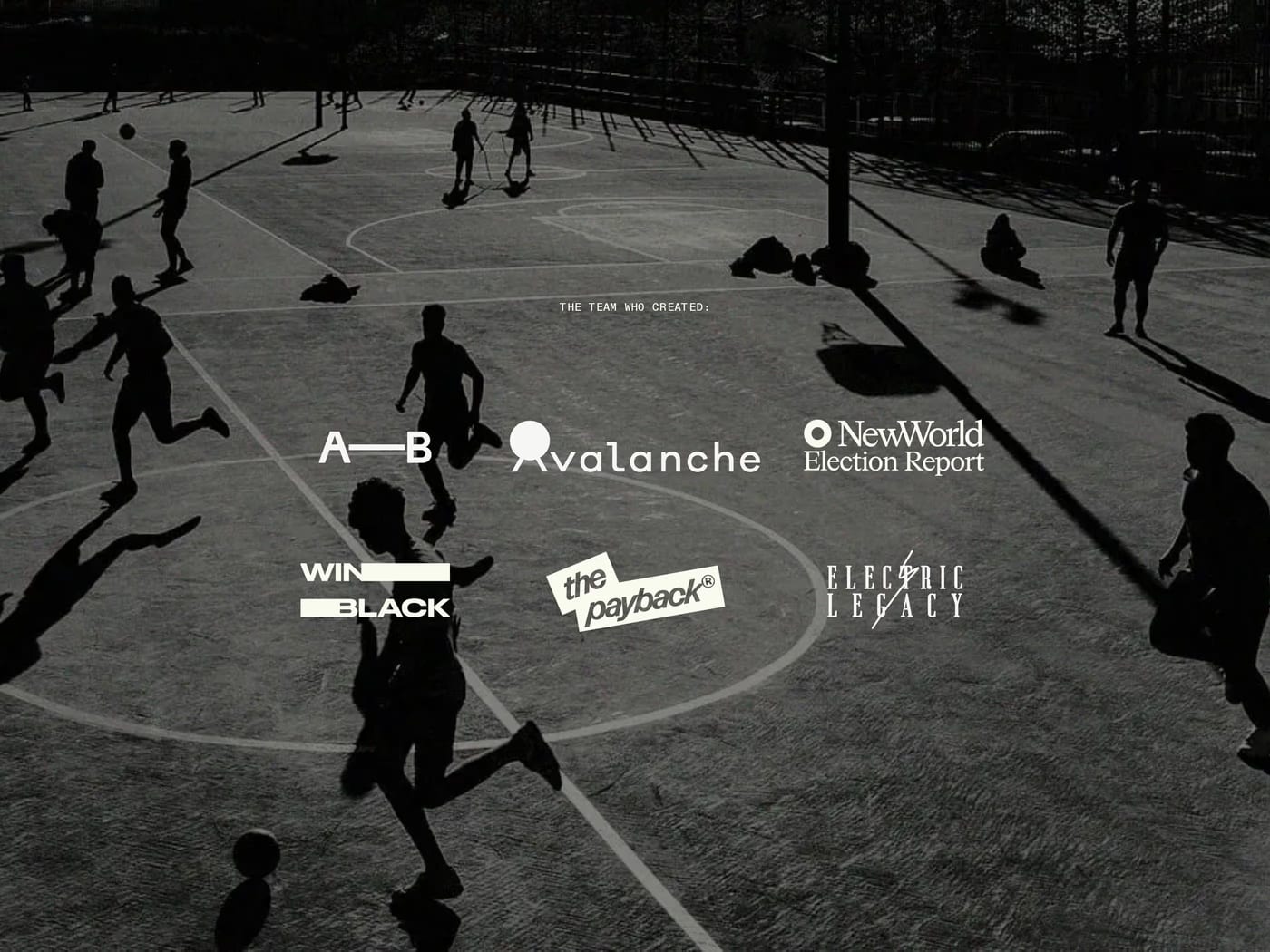 NewWorld — screenshot of the logos section