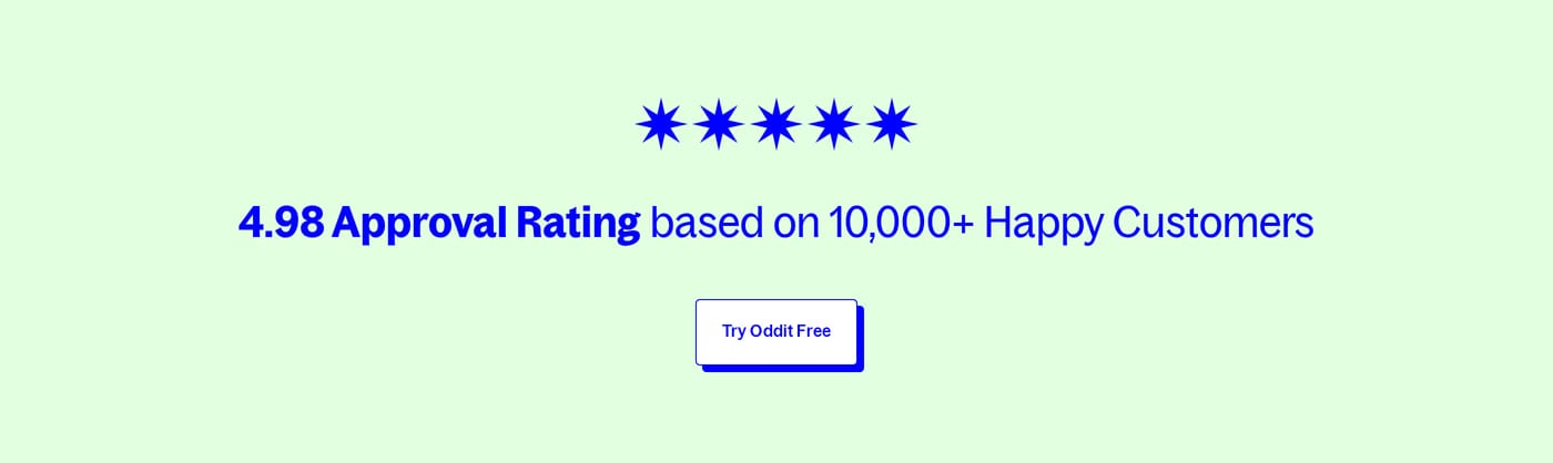 Oddit — screenshot of the logos section