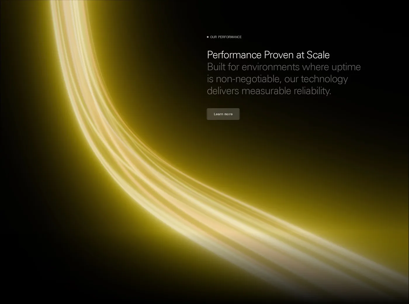 ON.energy — screenshot of the hero section