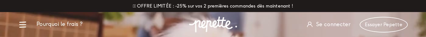 Pepette — screenshot of the navigation section
