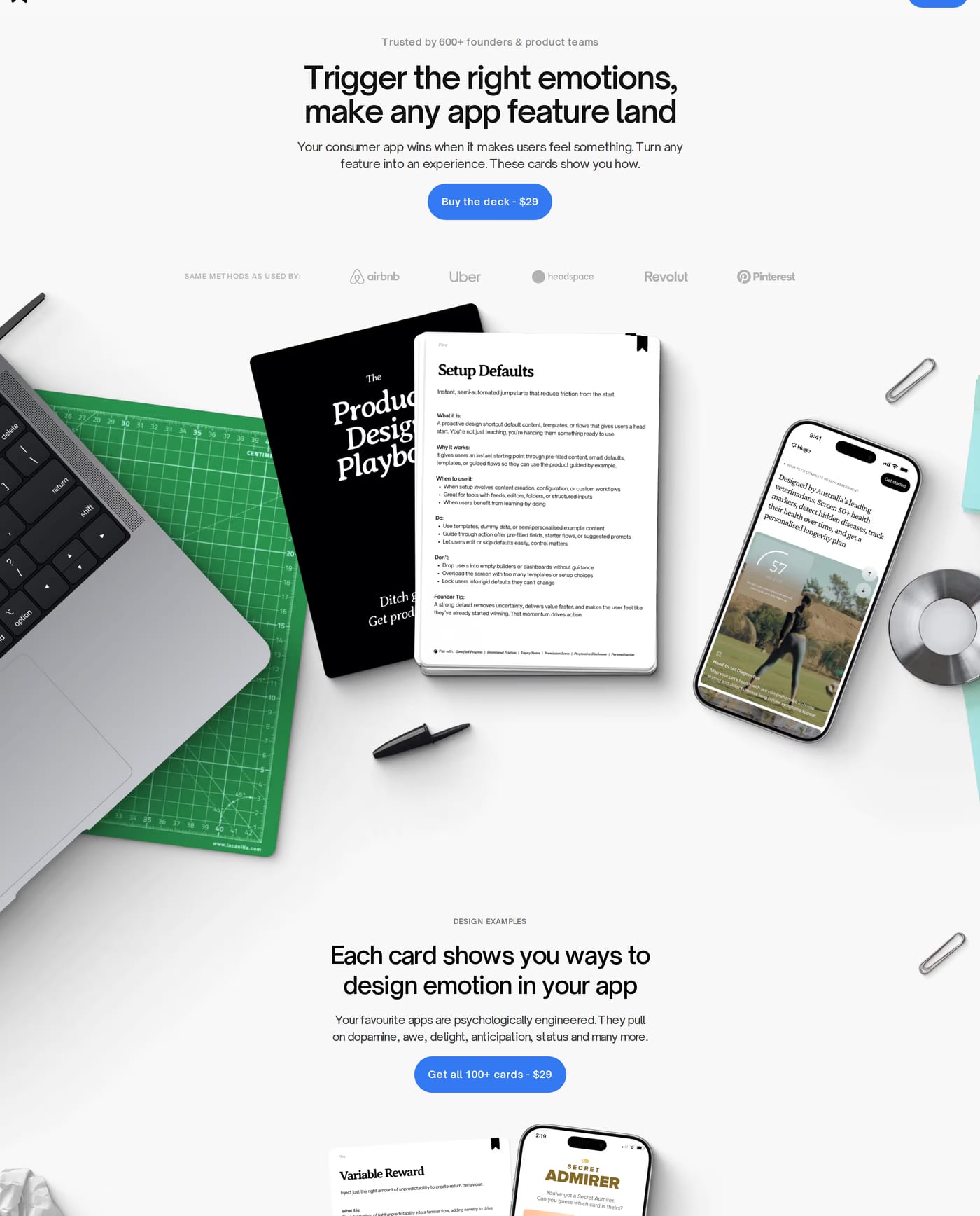 Playbook Hero section