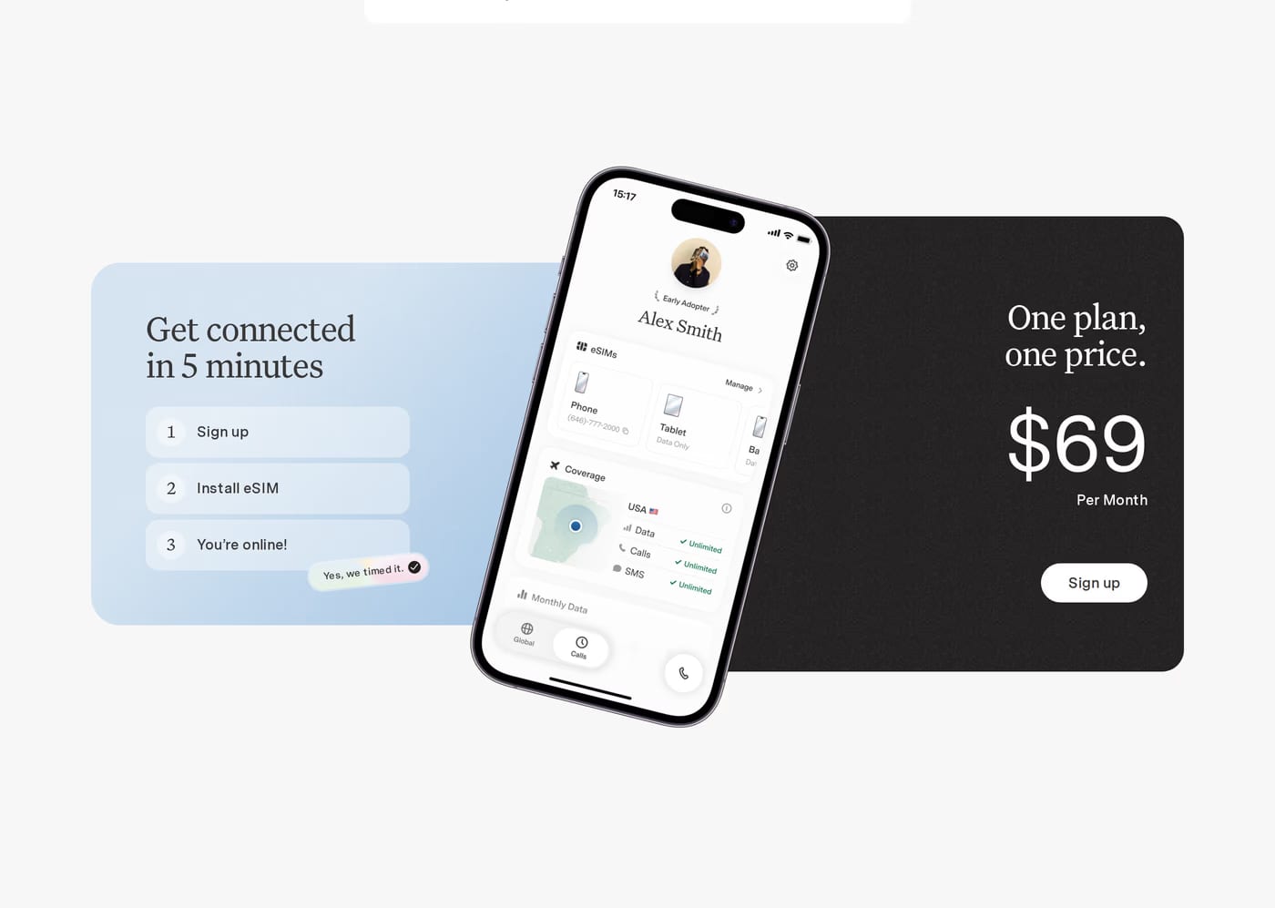 Popcorn — screenshot of the pricing section