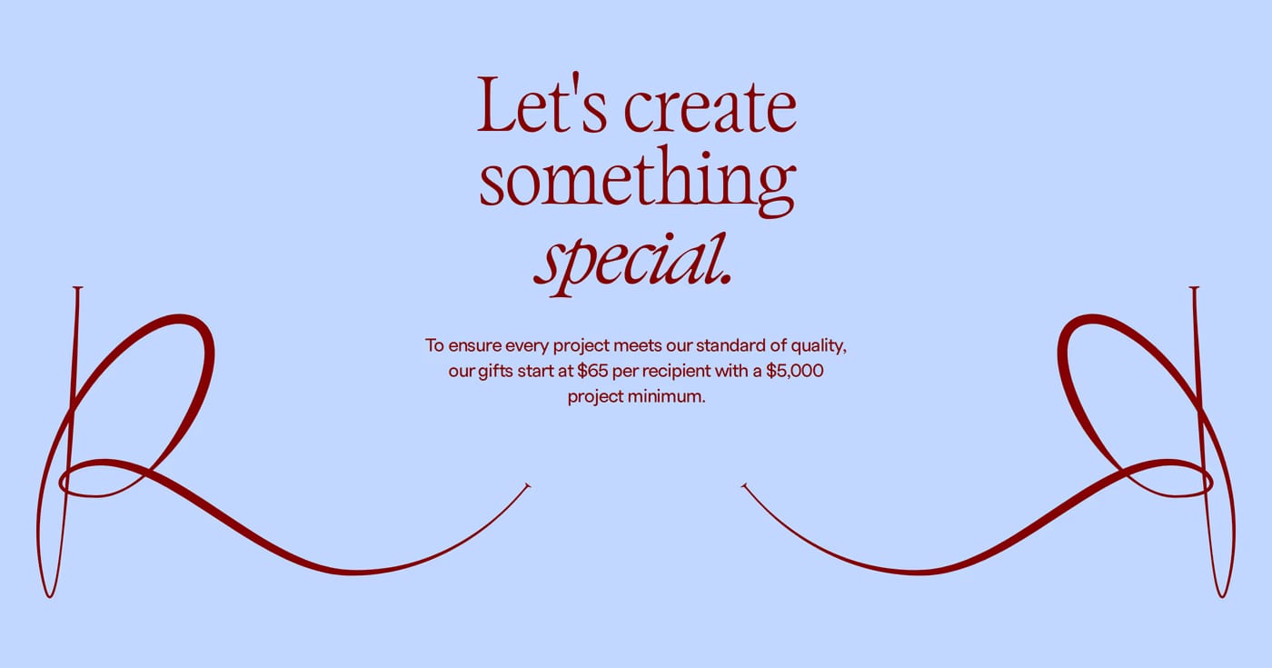 Rare Assembly — screenshot of the call to action section