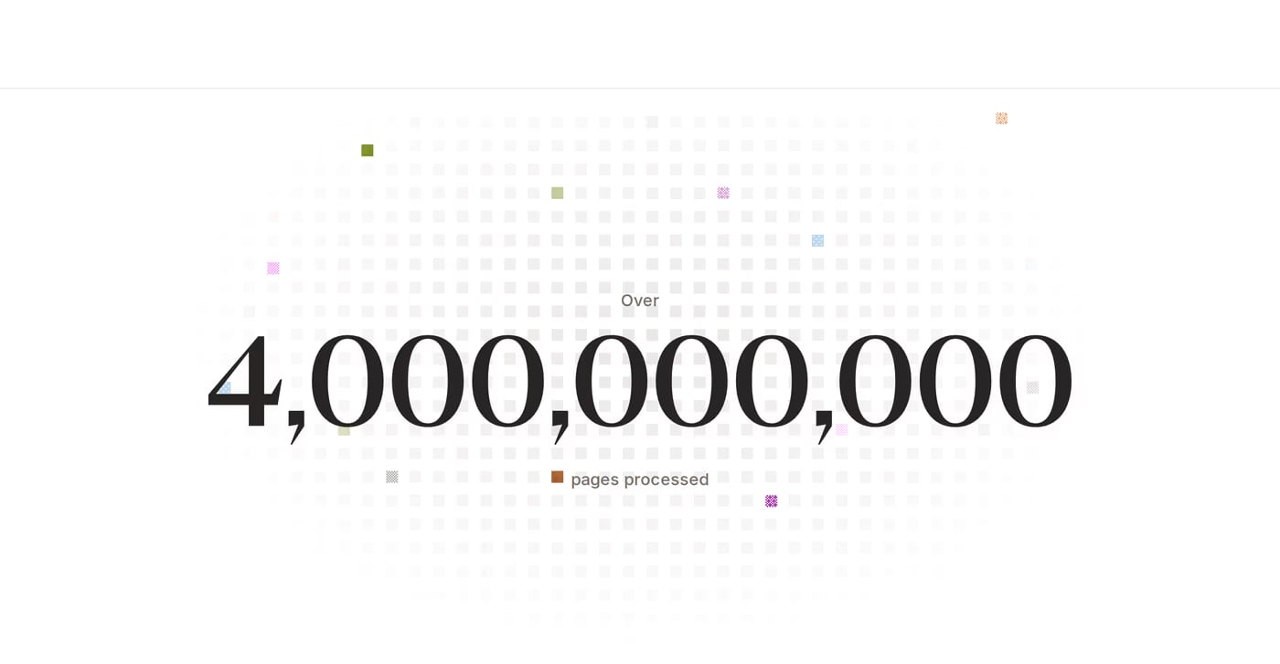 Reducto — screenshot of the stats section
