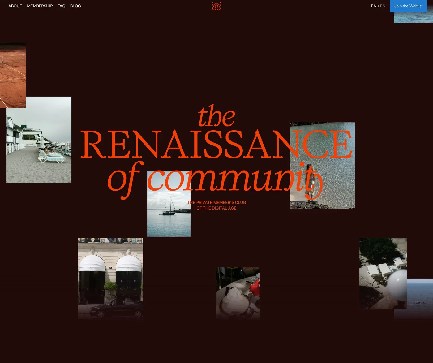 Satius — screenshot of the hero section