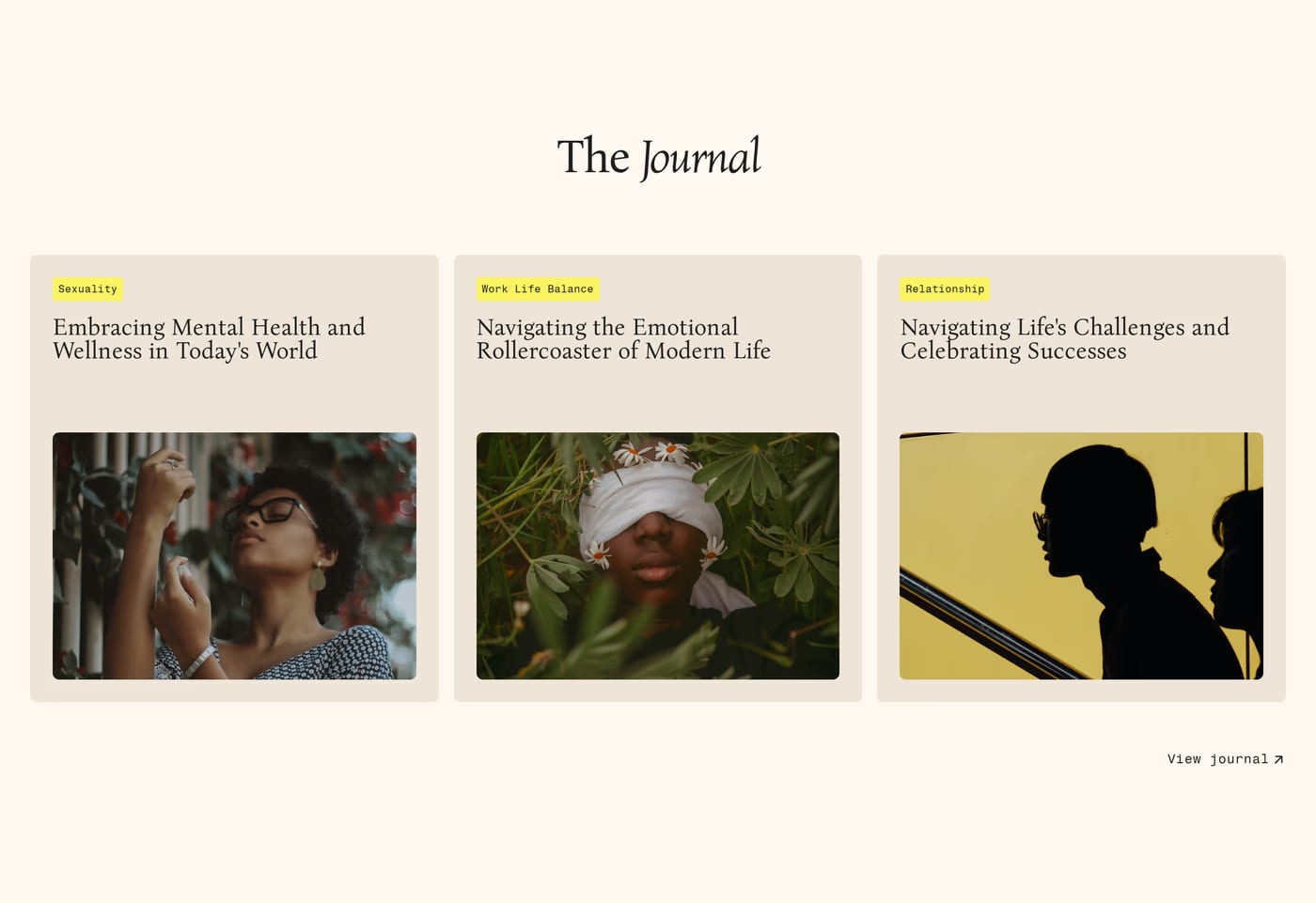 Sensa Blog section