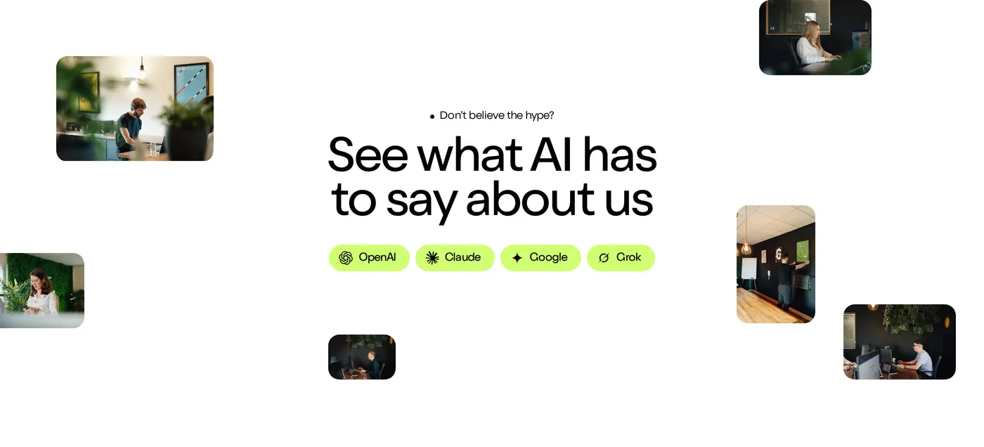 Shape — screenshot of the call to action section