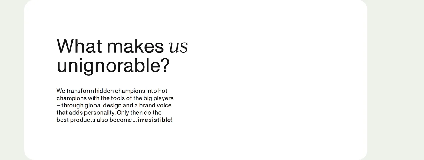 Sonder Studio — screenshot of the about section