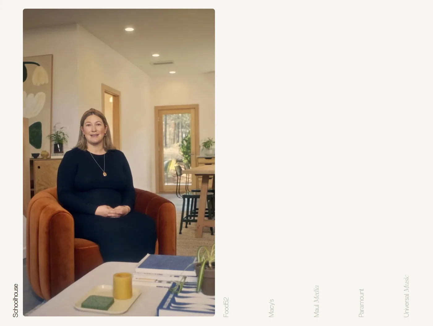 Studio Loop — screenshot of the team section