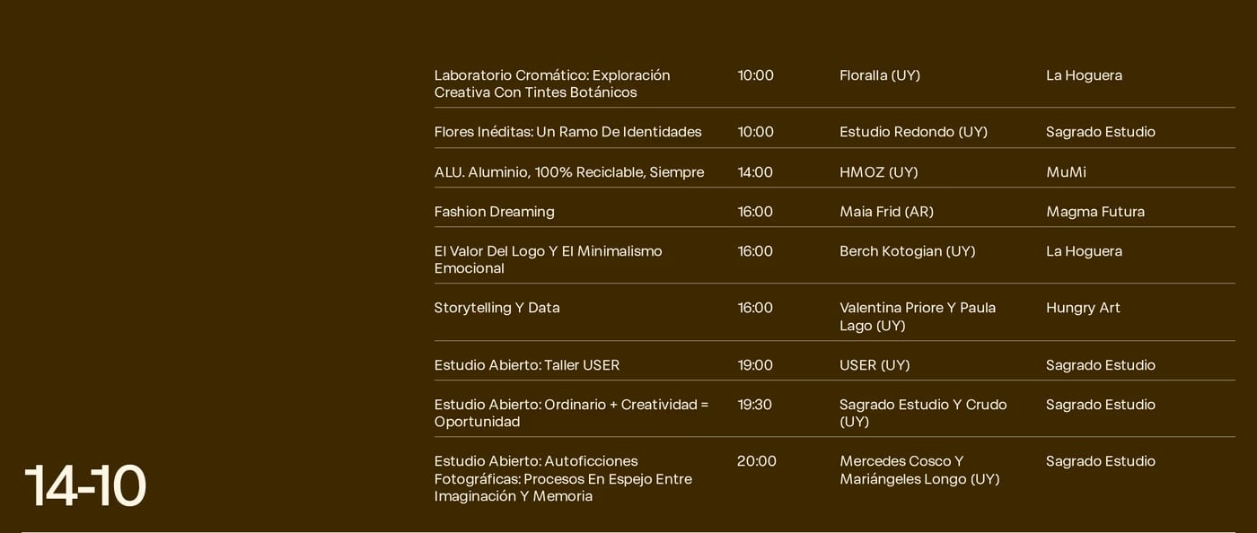 Superlocal — screenshot of the events section
