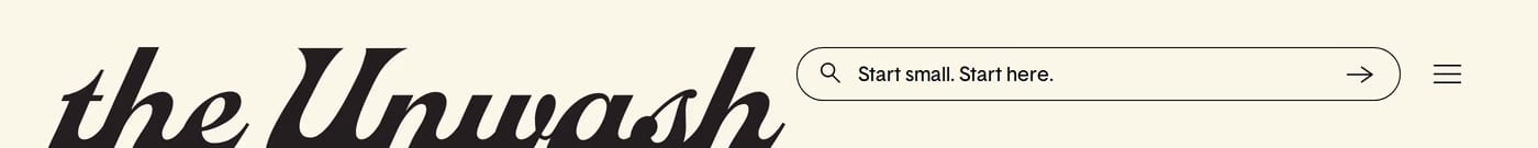 The Unwash — screenshot of the navigation section