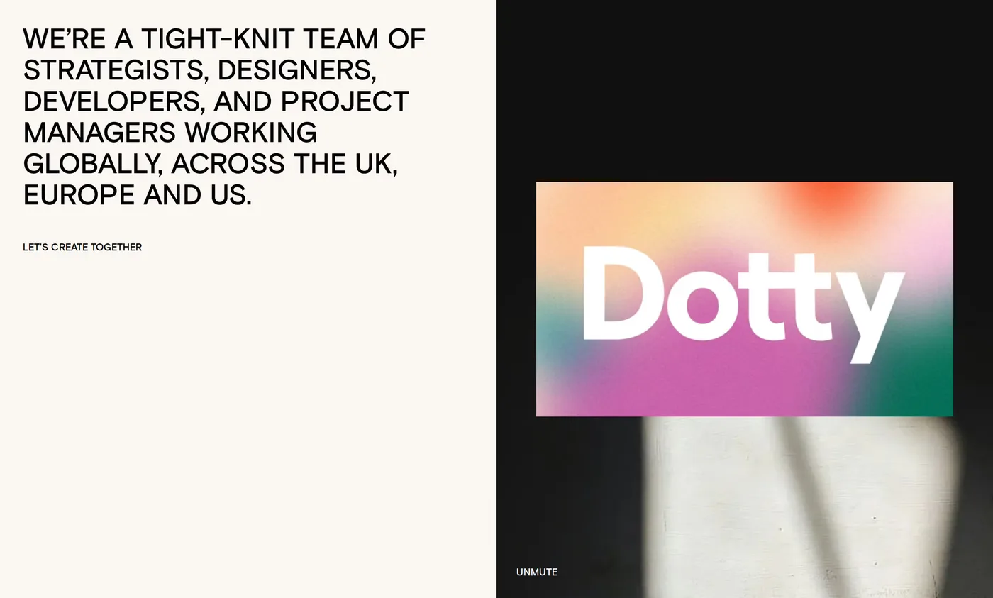 Thursday — screenshot of the about section