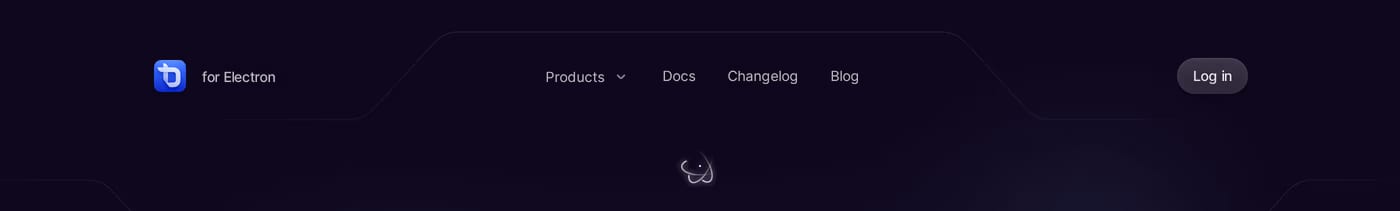 ToDesktop — screenshot of the navigation section