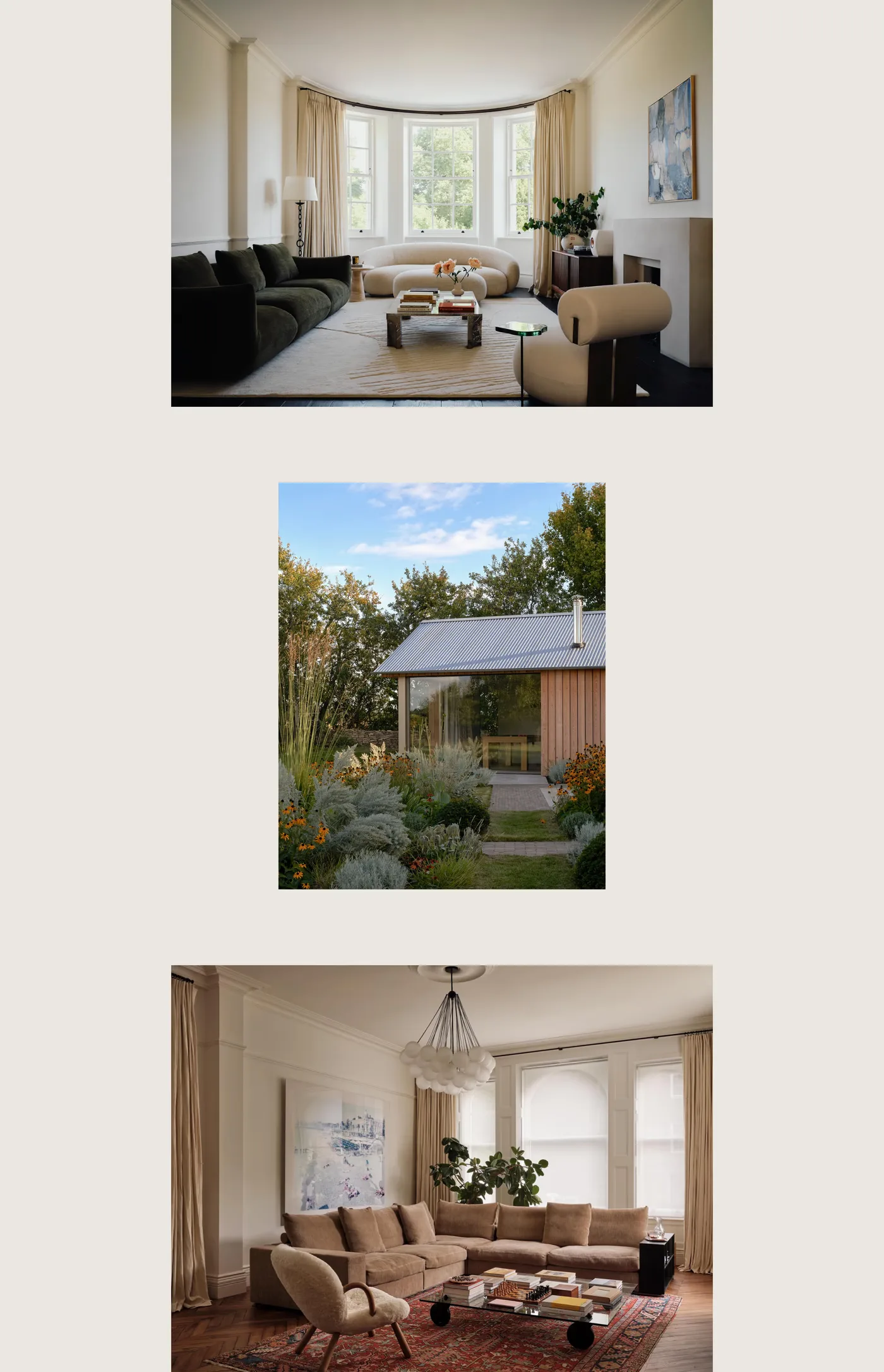 TR Studio — screenshot of the portfolio section