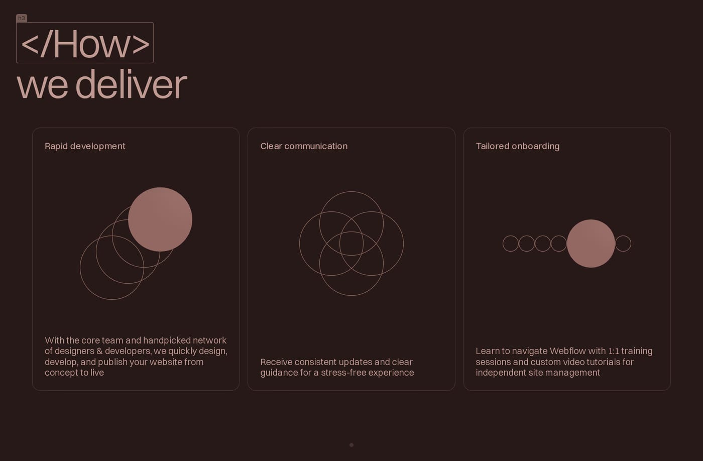Vasa — screenshot of the how it works section