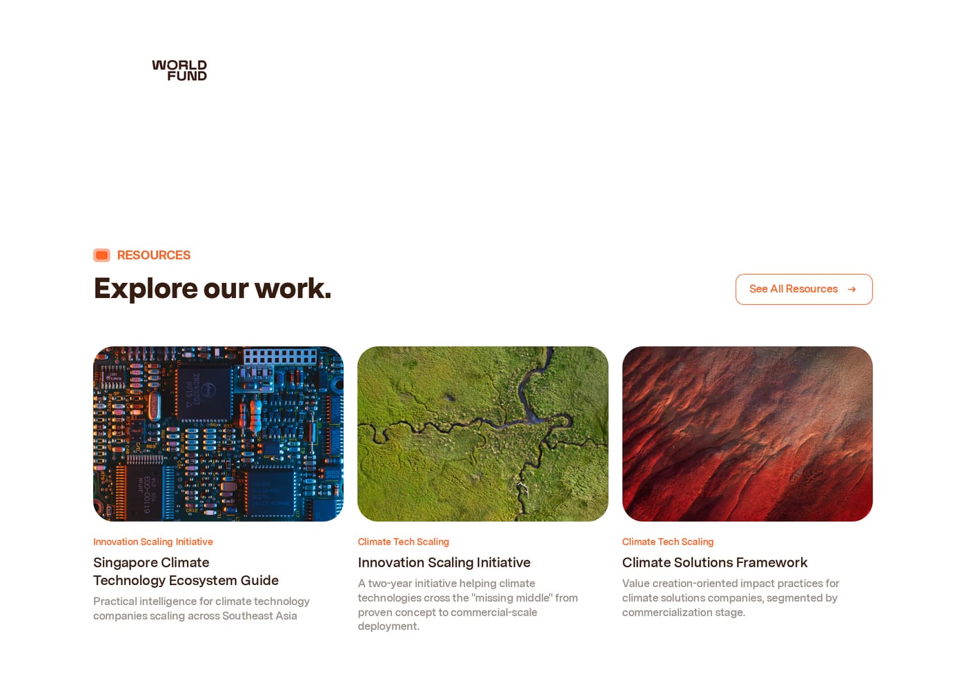 Venture Climate Alliance Portfolio section