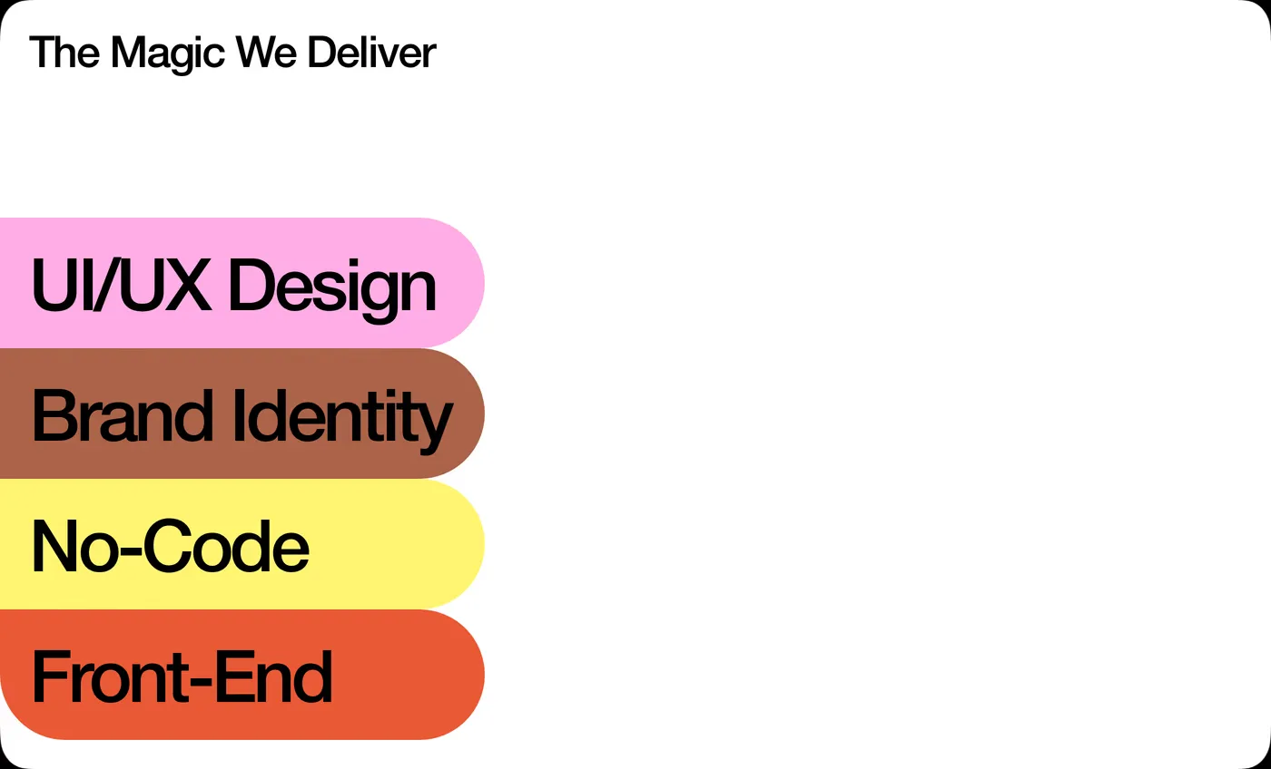 WaxyWeb — screenshot of the services section