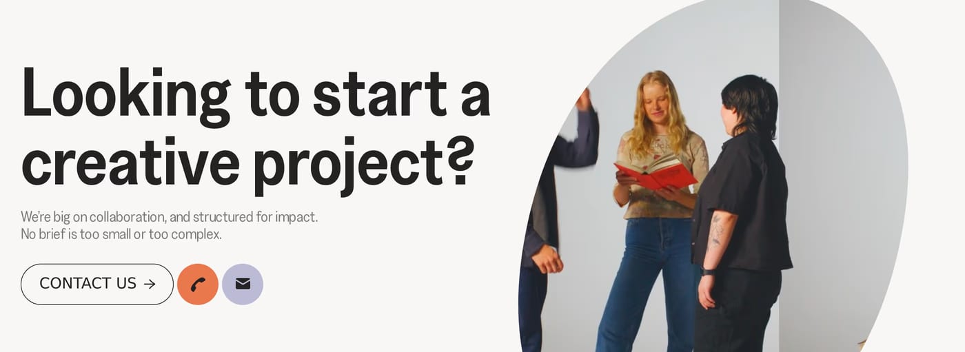 Your Creative — screenshot of the footer section