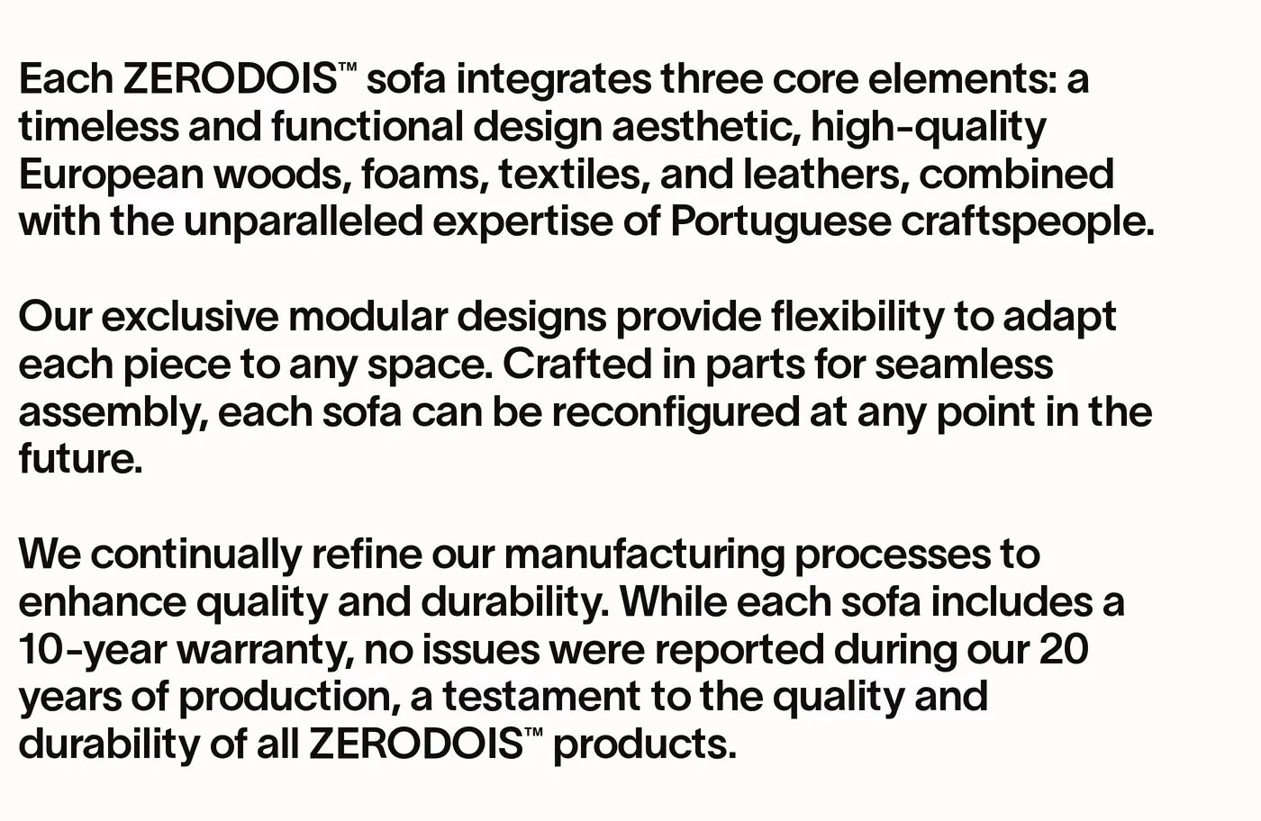 Zerodois — screenshot of the about section