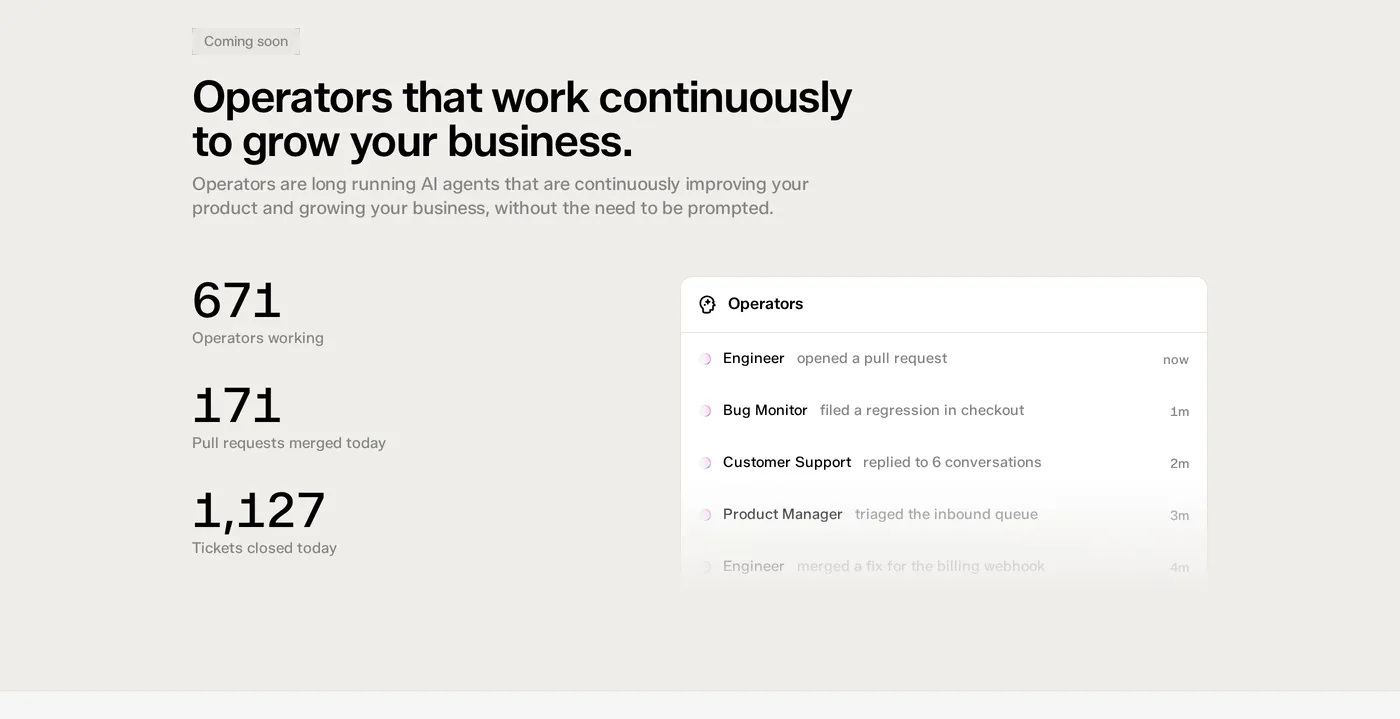Zoah — screenshot of the stats section