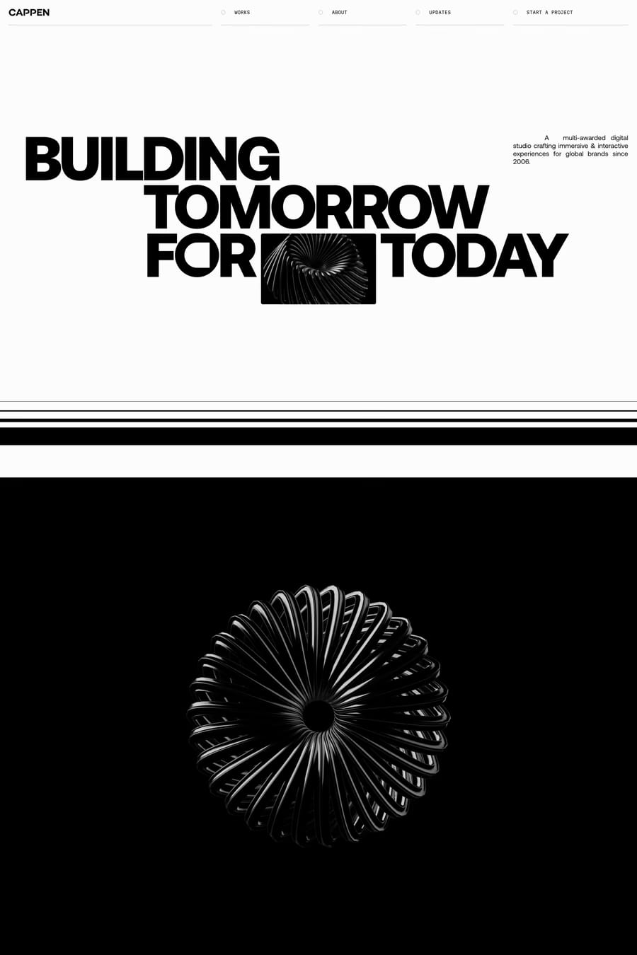 Cappen — agency website screenshot