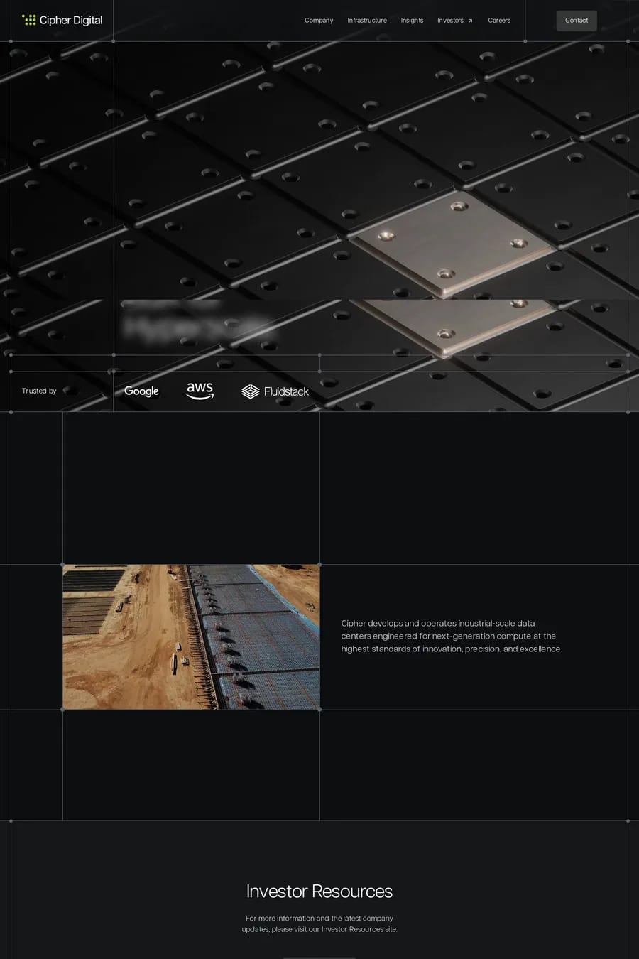 Cipher — agency website screenshot