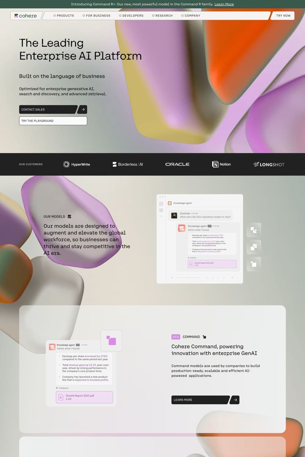 Cohere desktop screenshot