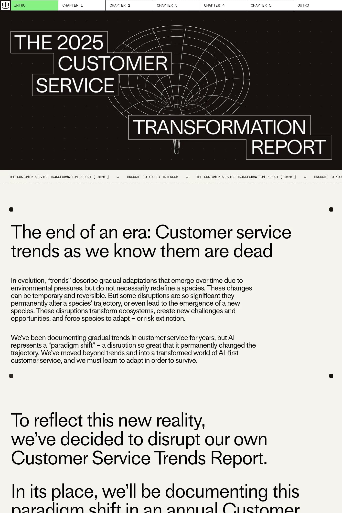 CS Transformation Report