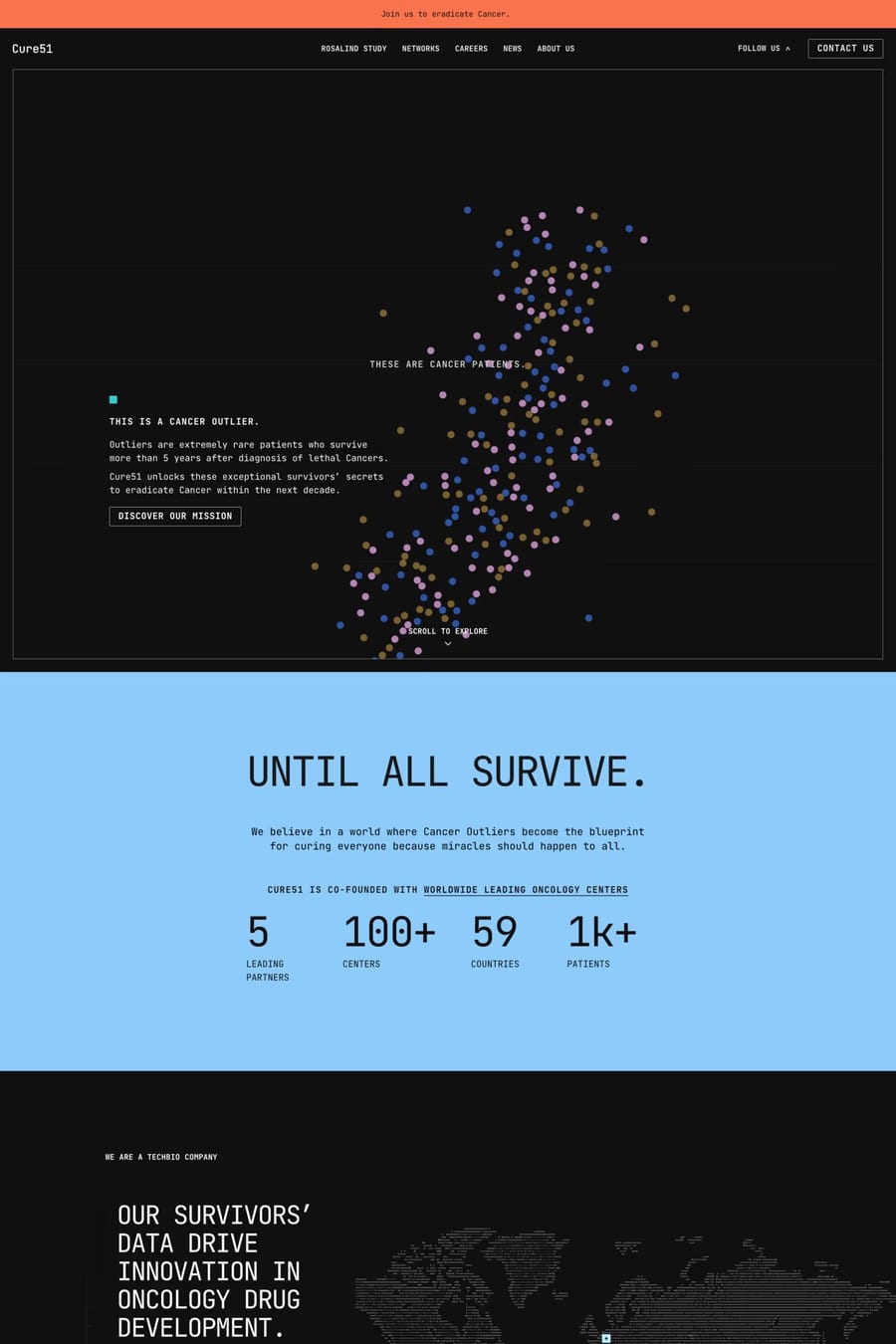 Cure51 — landing website screenshot