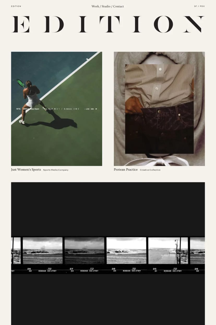 Edition — screenshot of an agency site