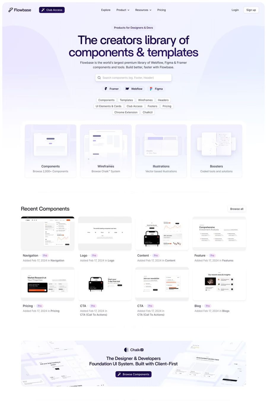 Flowbase — landing website screenshot