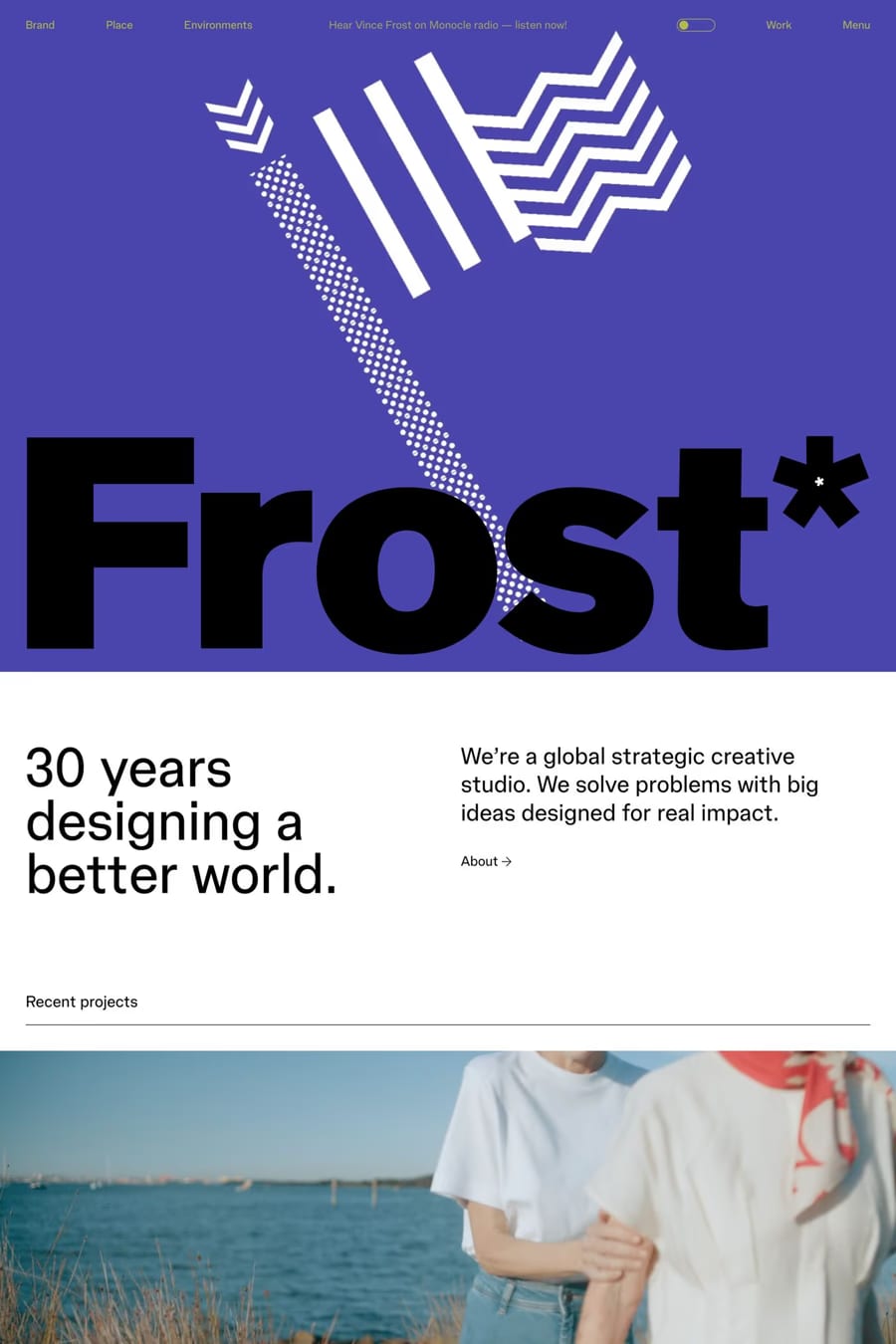 Frost* — agency website screenshot