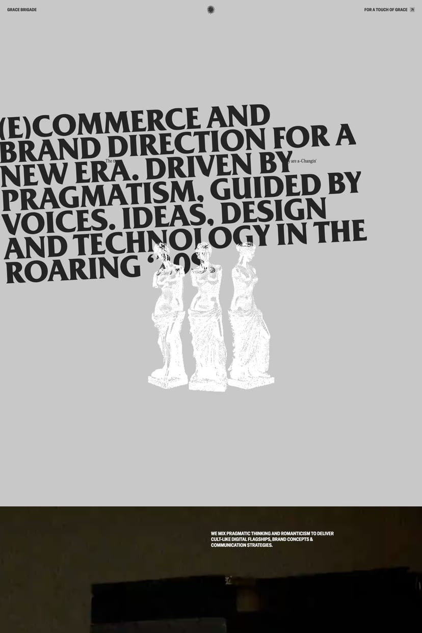 Grace Brigade — screenshot of an agency site