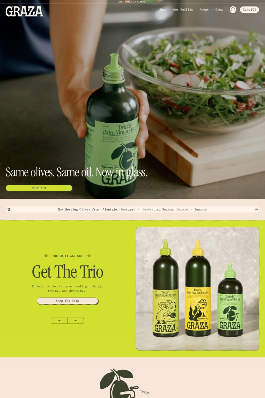 Graza — shop website screenshot