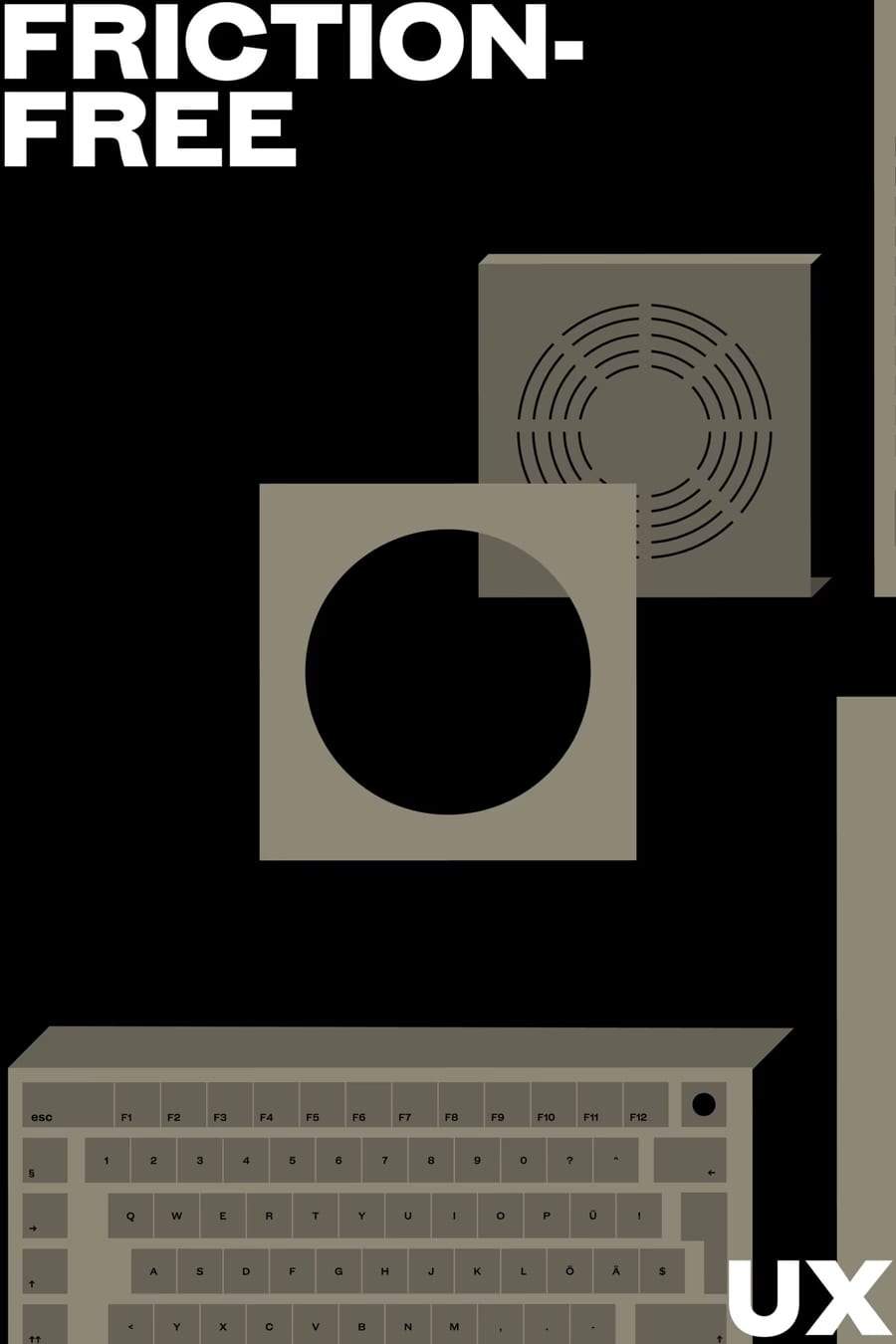GT Era — screenshot of a typographic, isometric typography landing page in black and grey
